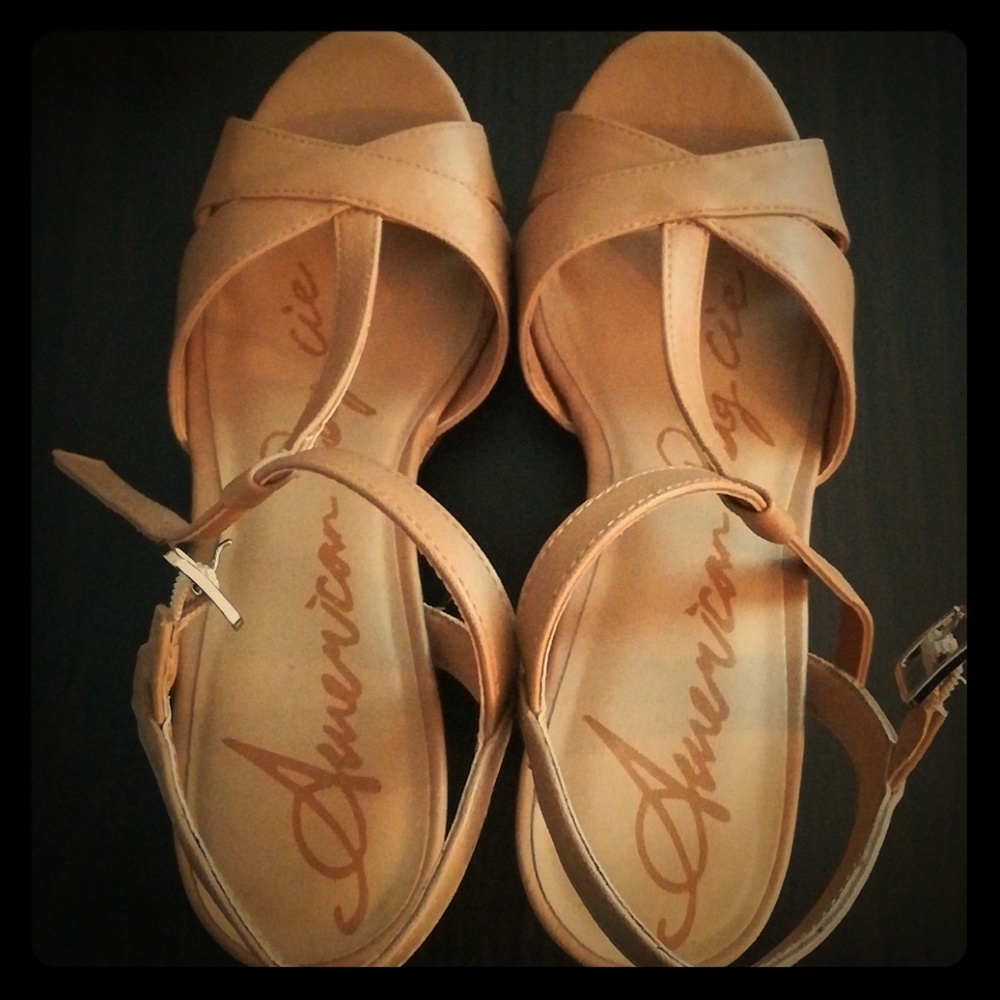 American Rag Jamie T-Strap Platform Dress Sandals